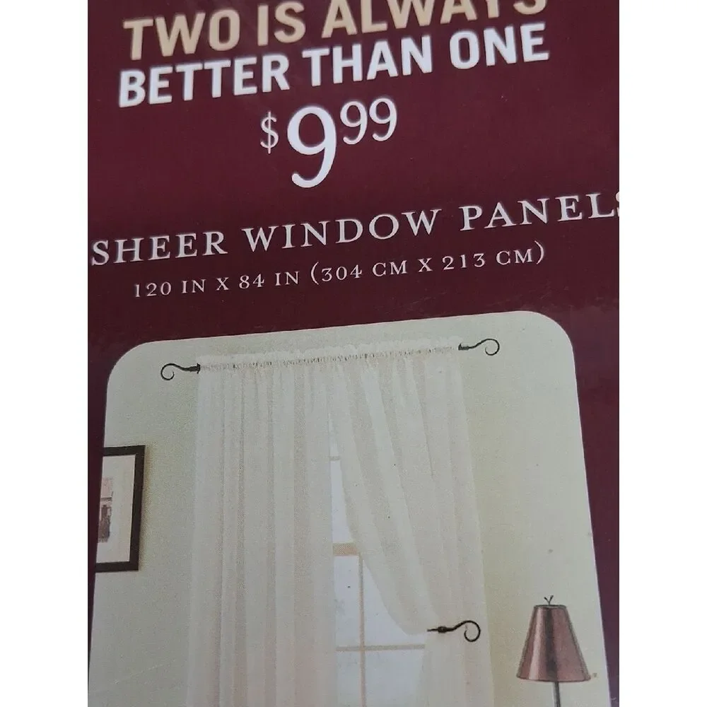 Sheer Window Panels (120